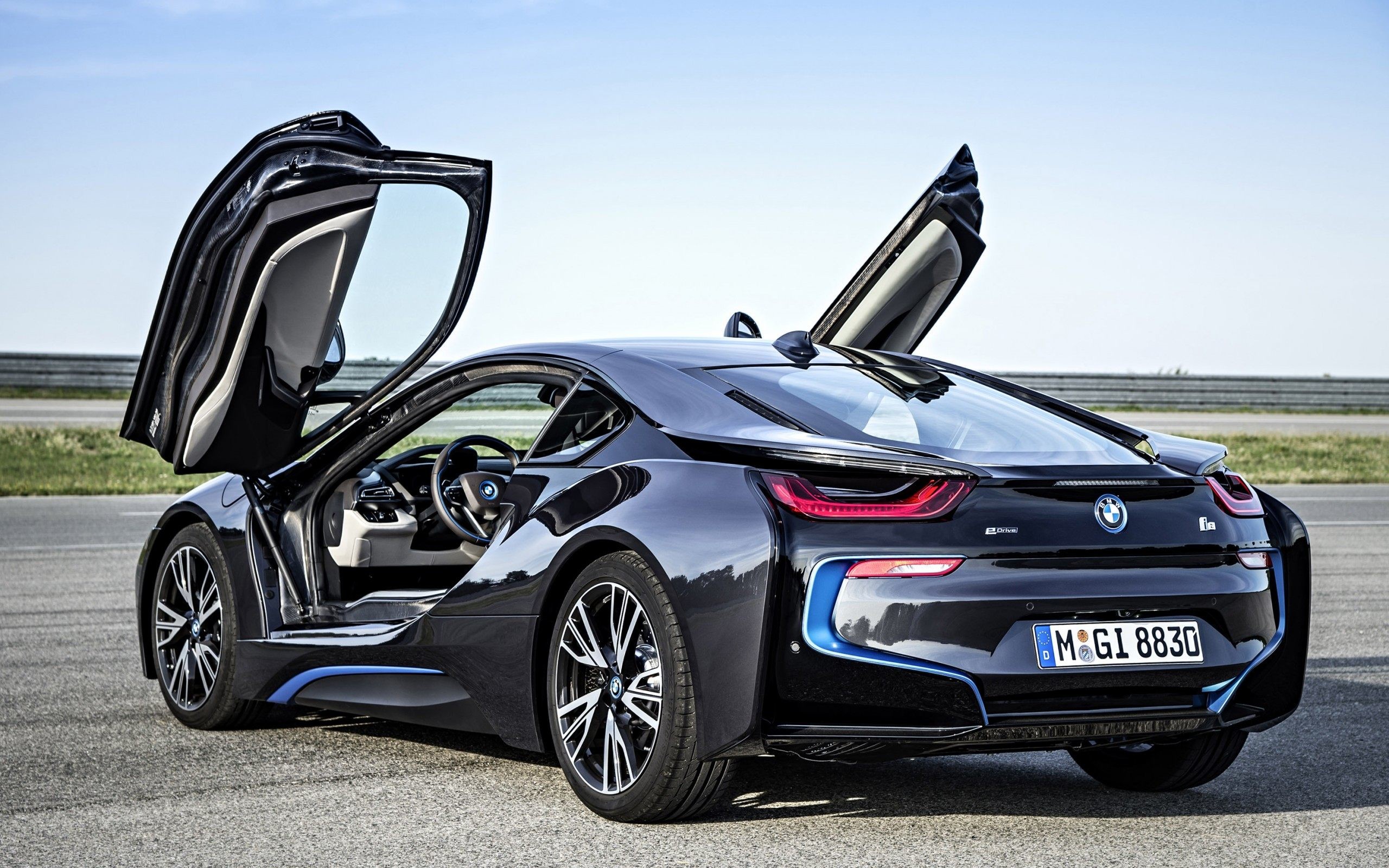 Bmw I8 Black Car Wallpaper 
 Data-src - Bmw Car - HD Wallpaper 