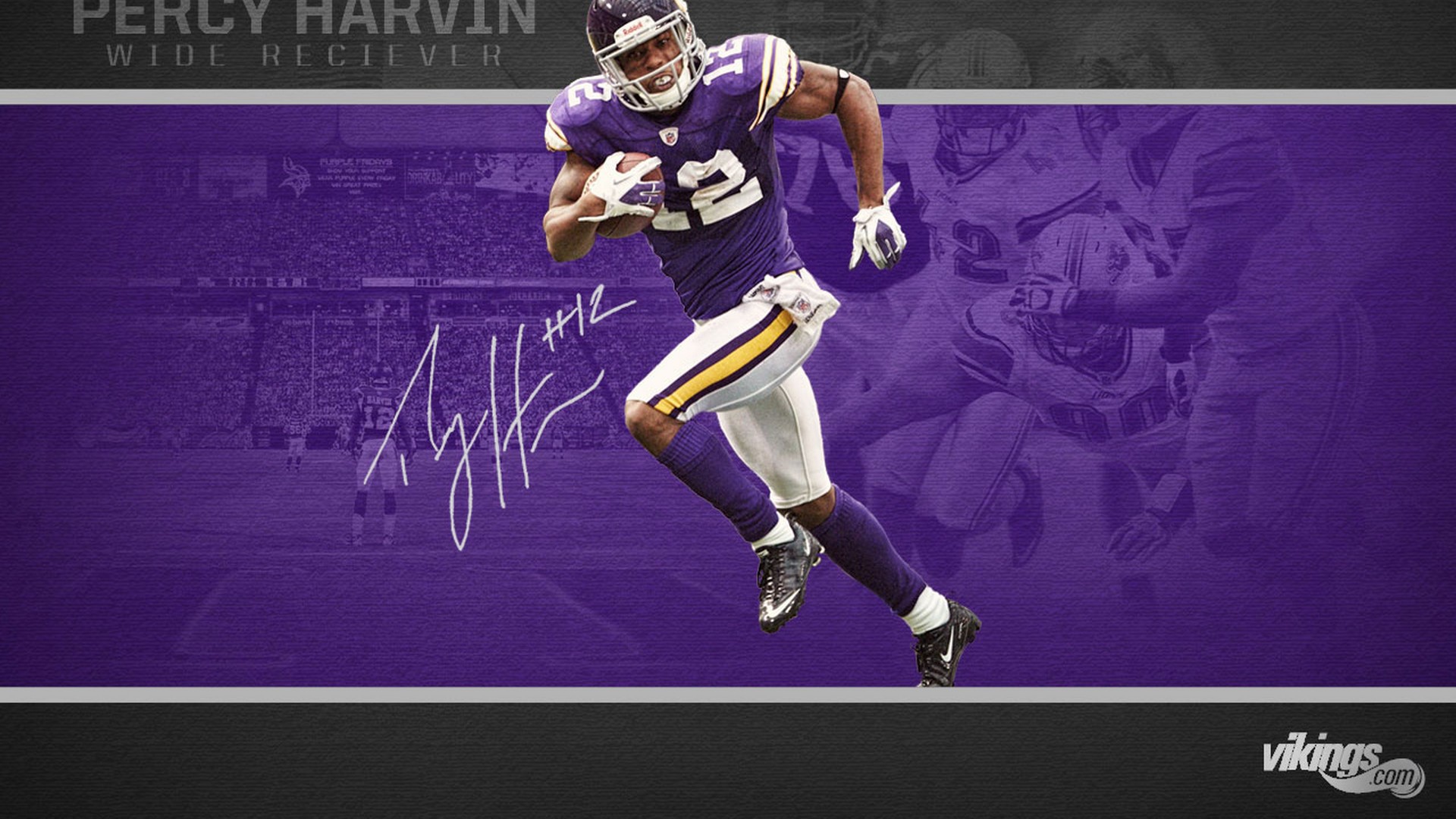 Nfl Minnesota Vikings Wr Percy Harvin - Minnesota Vikings Logo - HD Wallpaper 