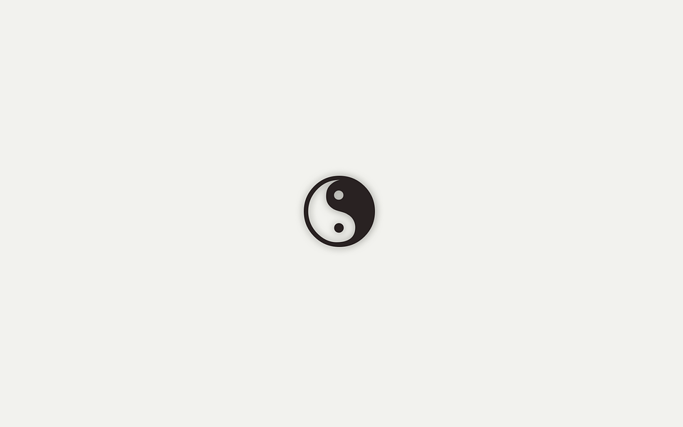 Wallpaper, Background, Yin Yang - Circle - HD Wallpaper 