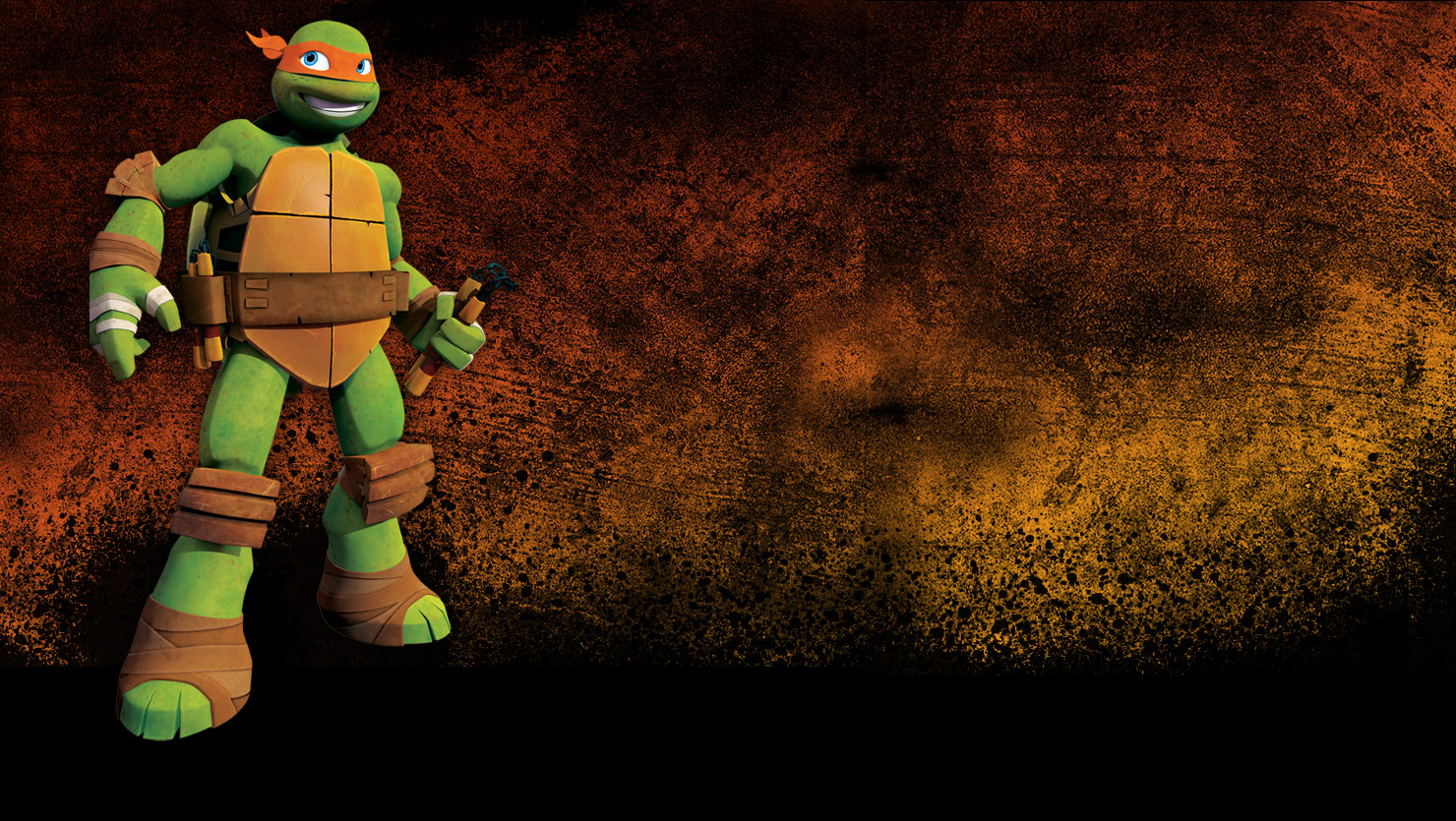 Teenage Mutant Ninja Turtles Wallpaper Michelangelo - HD Wallpaper 