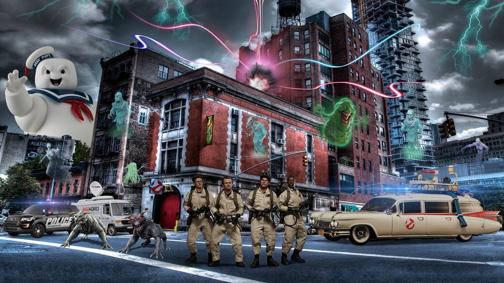 Ghostbuster's Firehouse - 1024x576 Wallpaper - teahub.io.