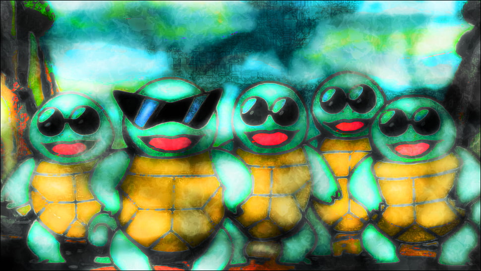 Pokemon Squirtle Squad, Pokemon First Generation, Squirtle, - Squirtle Squad - HD Wallpaper 