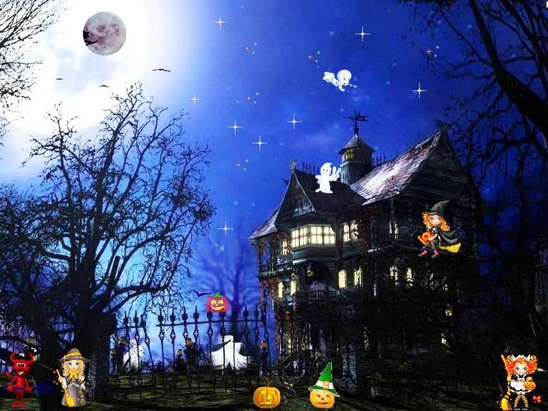 Free Halloween Wallpaper - HD Wallpaper 