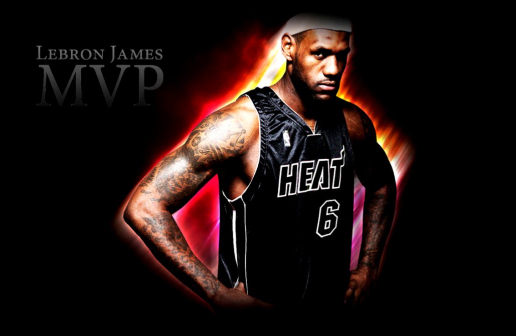 Lebron James Mvp Miami Heat Wallpapers - Lebron James Miami Heat Background - HD Wallpaper 