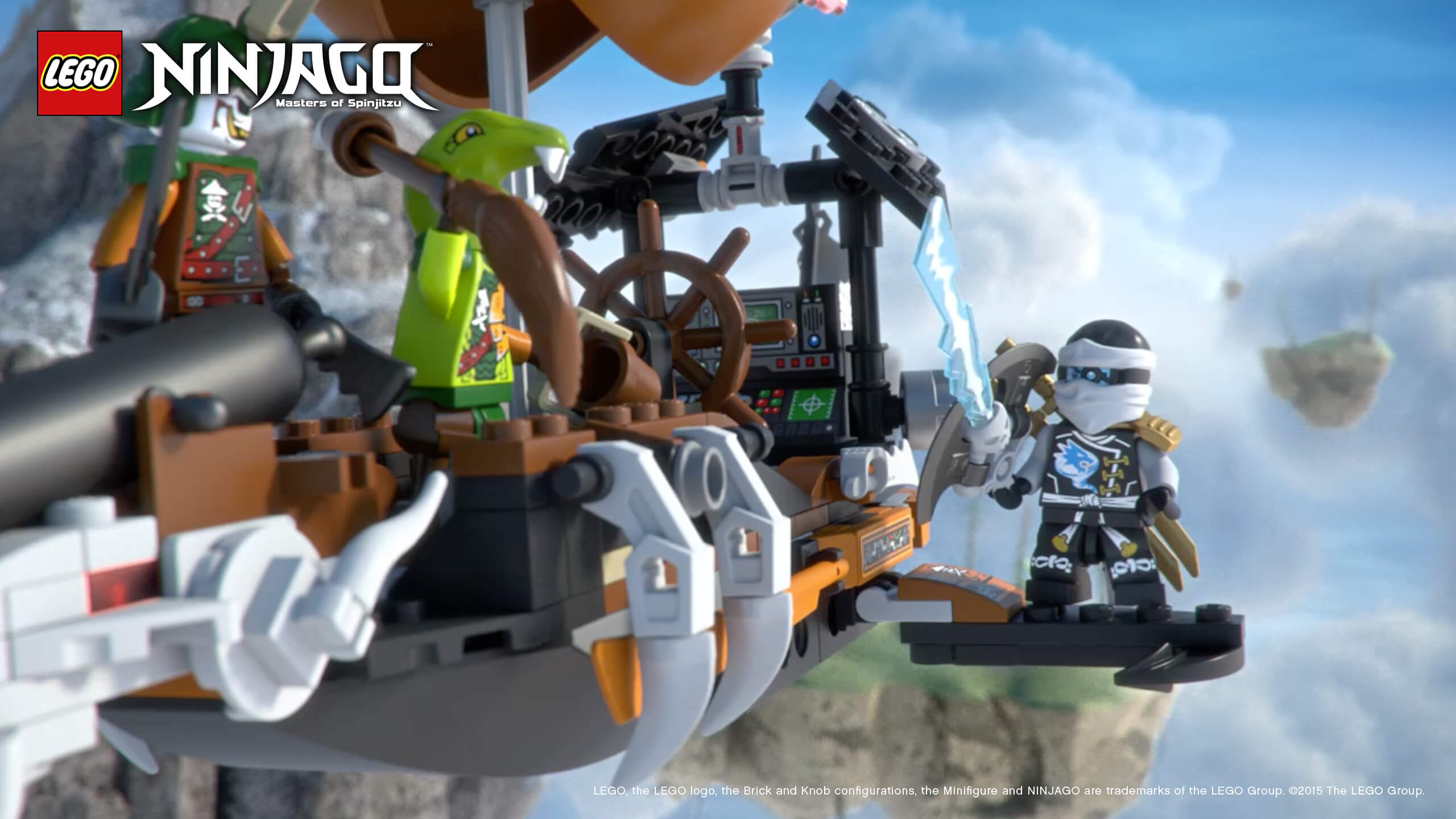 Lego Ninjago Skybound Zane - HD Wallpaper 