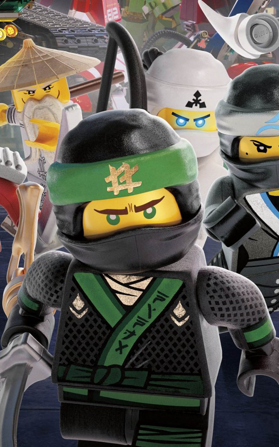 Ninja Warriors In The Lego Ninjago Hd Mobile Wallpaper - Ninjago Wallpaper For Phone - HD Wallpaper 