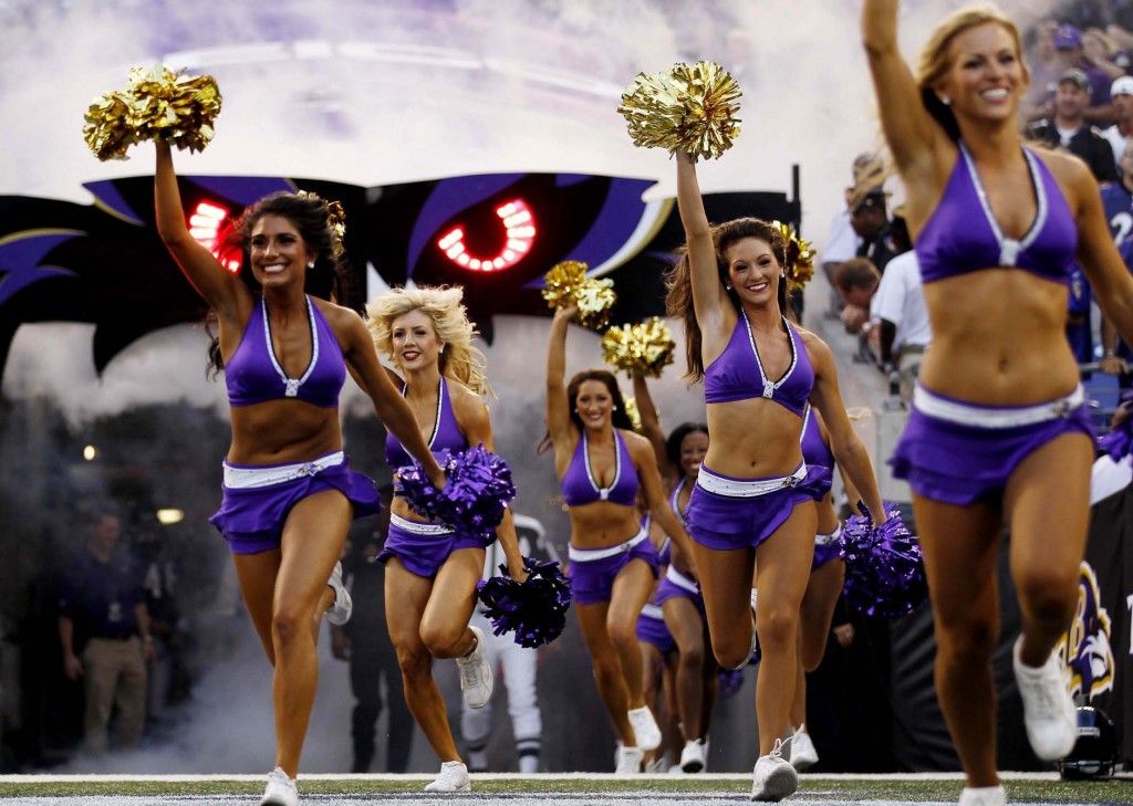 Baltimore Ravens Cheerleader Uniform - HD Wallpaper 