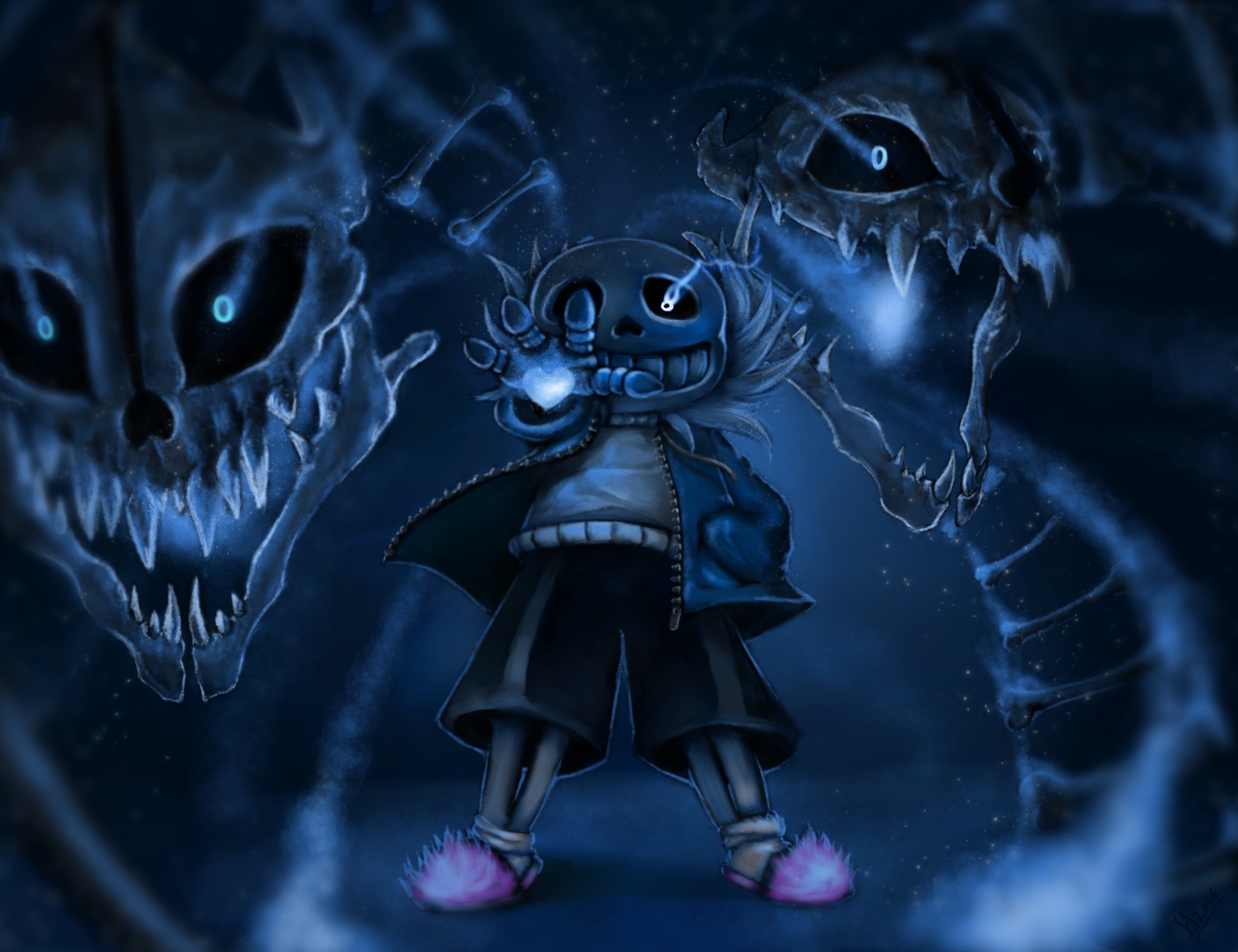 Under Tale Wallpapers Sans Fight Sans Fight Fan Art 1300x1000 Wallpaper Teahub Io