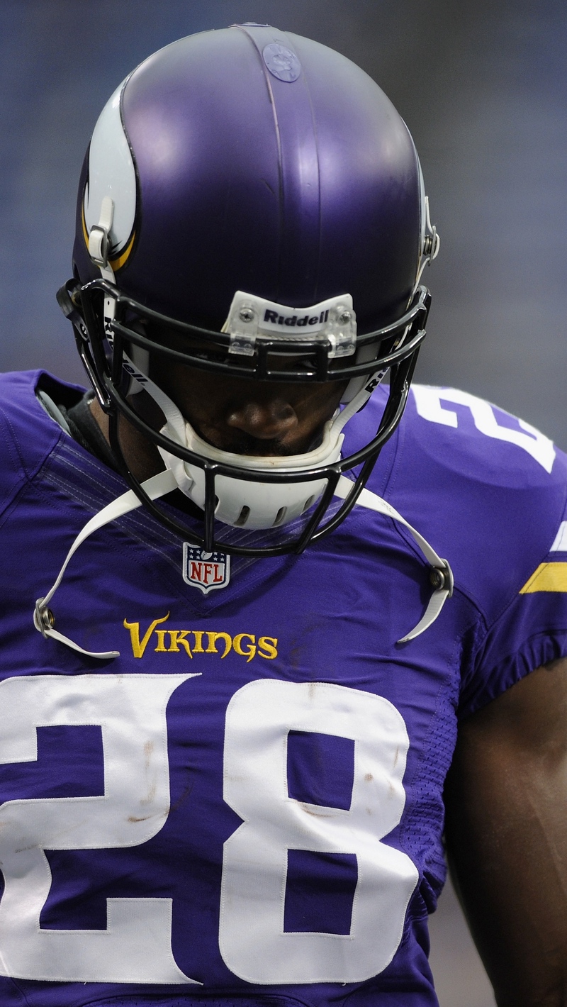 Wallpaper Adrian Peterson, Minnesota Vikings, American - Adrian Peterson Vikings - HD Wallpaper 