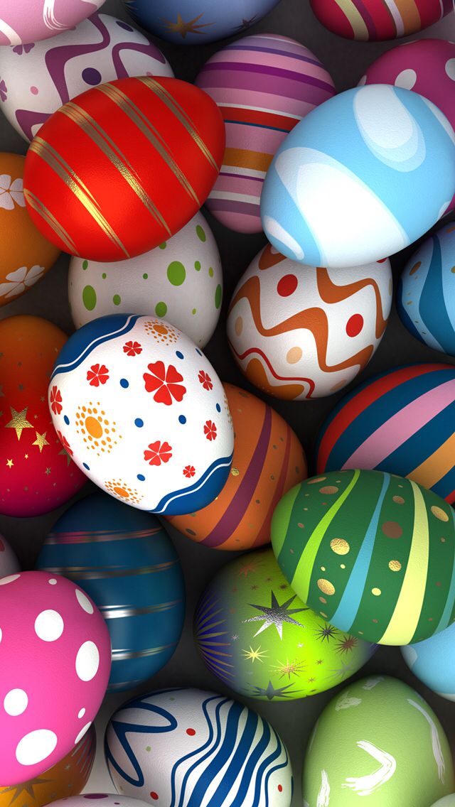 Easter Egg Wallpaper Iphone - HD Wallpaper 