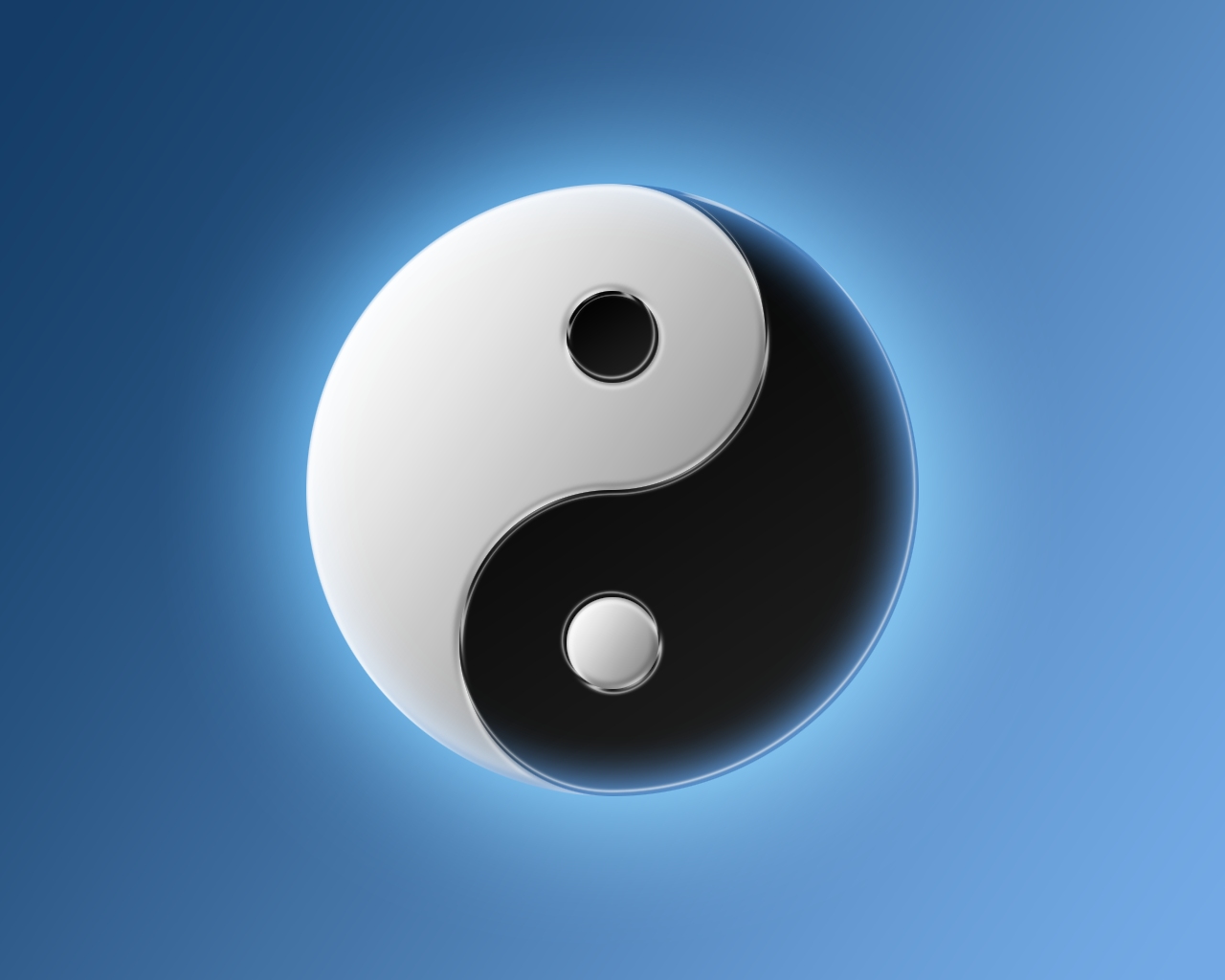 Ying Yang - HD Wallpaper 