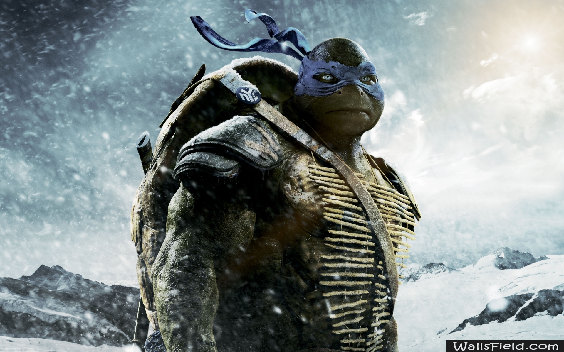 Leonardo Teenage Mutant Ninja Turtle Movie - HD Wallpaper 