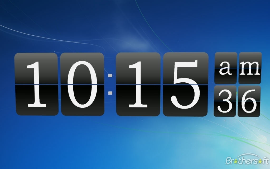 digital clock for windows 10 desktop