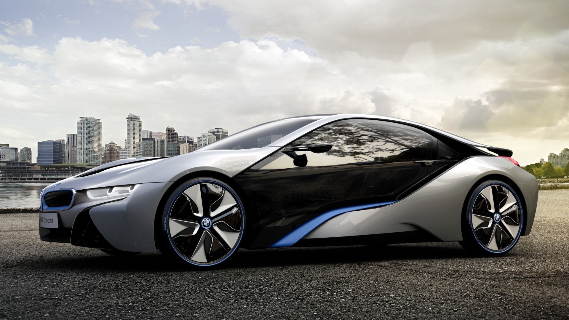 Wallpaper Bmw, I8, Concept, Car, Dark - Desktop Car Wallpaper Full Hd - HD Wallpaper 