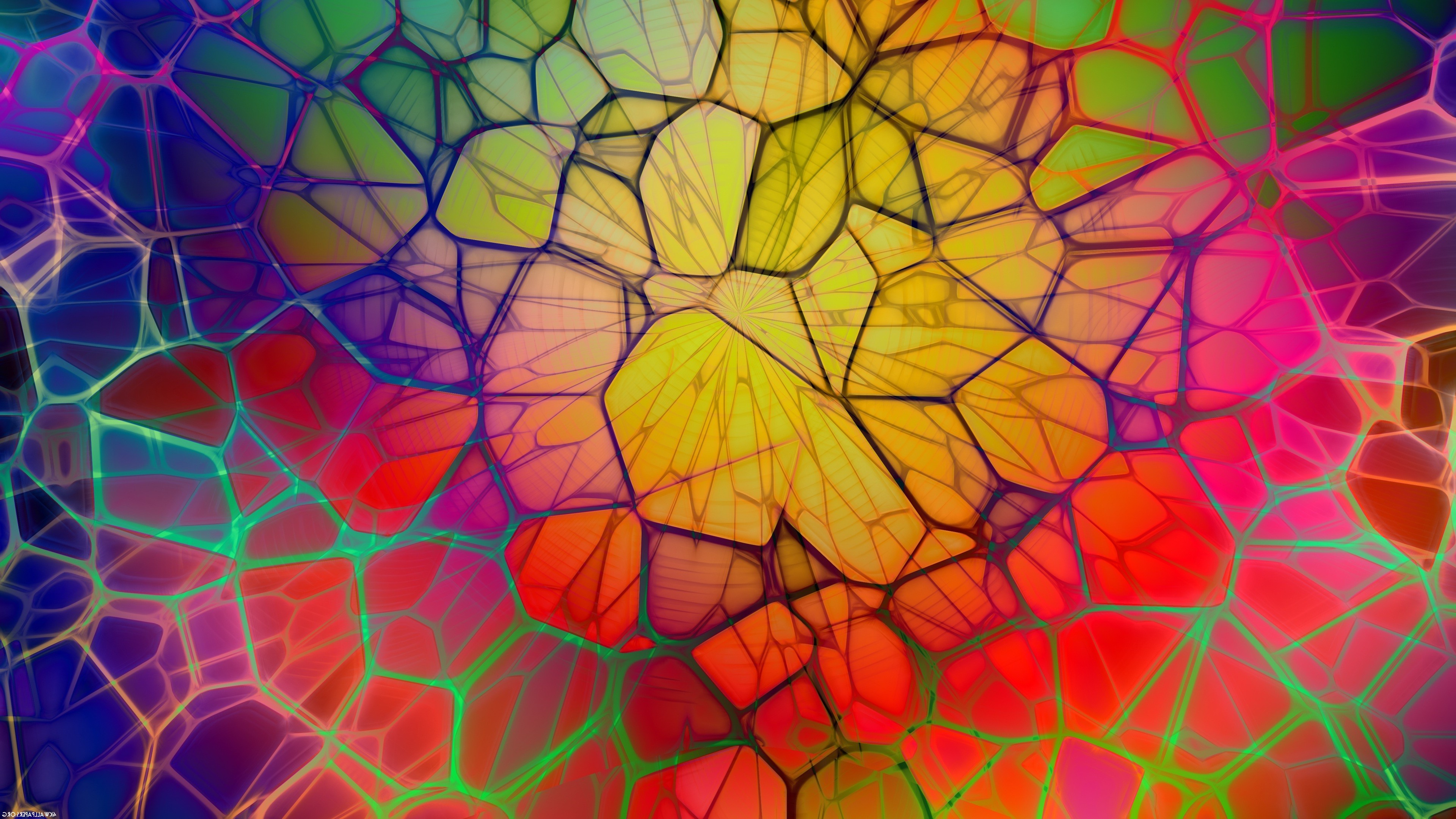 Digital Art, Abstract, Colorful, Cgi, Geometry, Lines, - Abstract Colorful Wallpapers Geometric - HD Wallpaper 
