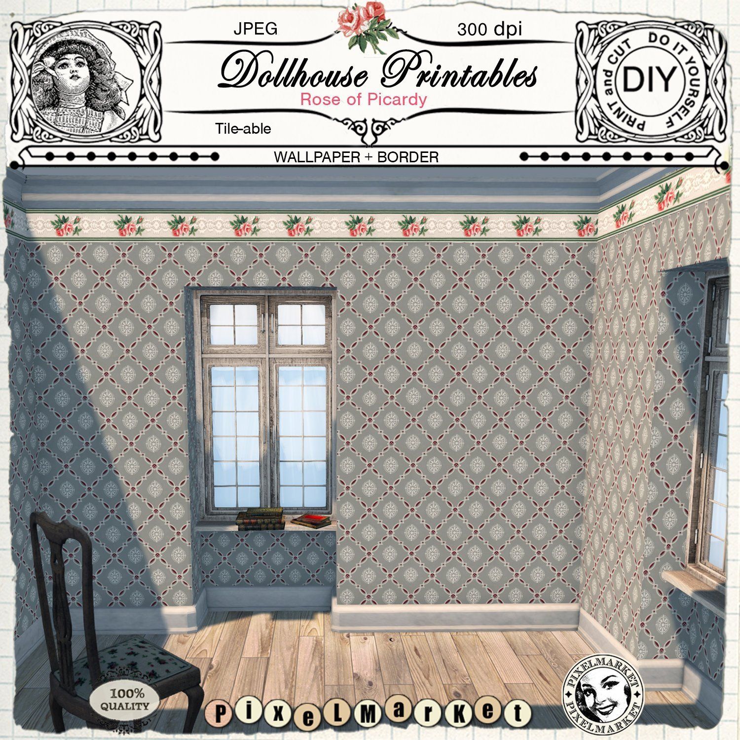 Dressing Dollhouse Wallpaper Printable - HD Wallpaper 