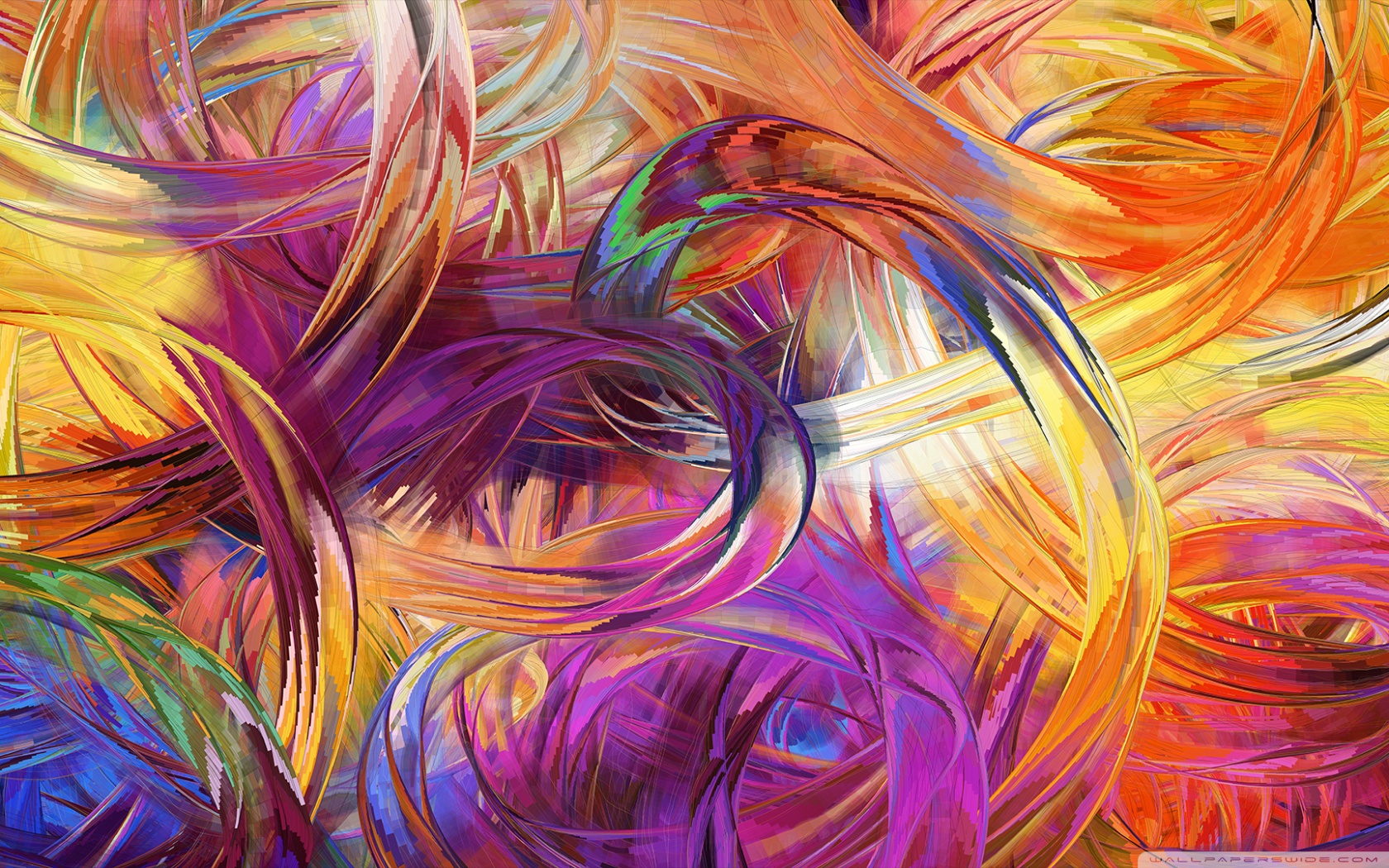 Finger Painting Abstract Art - HD Wallpaper 