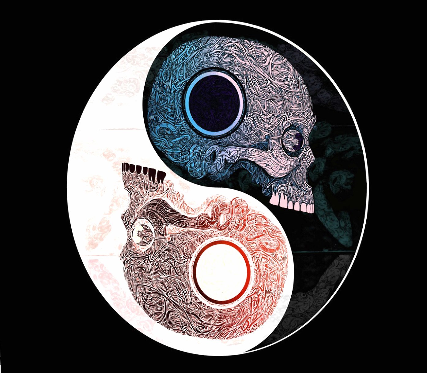 Yin-yang Wallpapers Hd Quality - Yin Yang Wallpaper Iphone - HD Wallpaper 