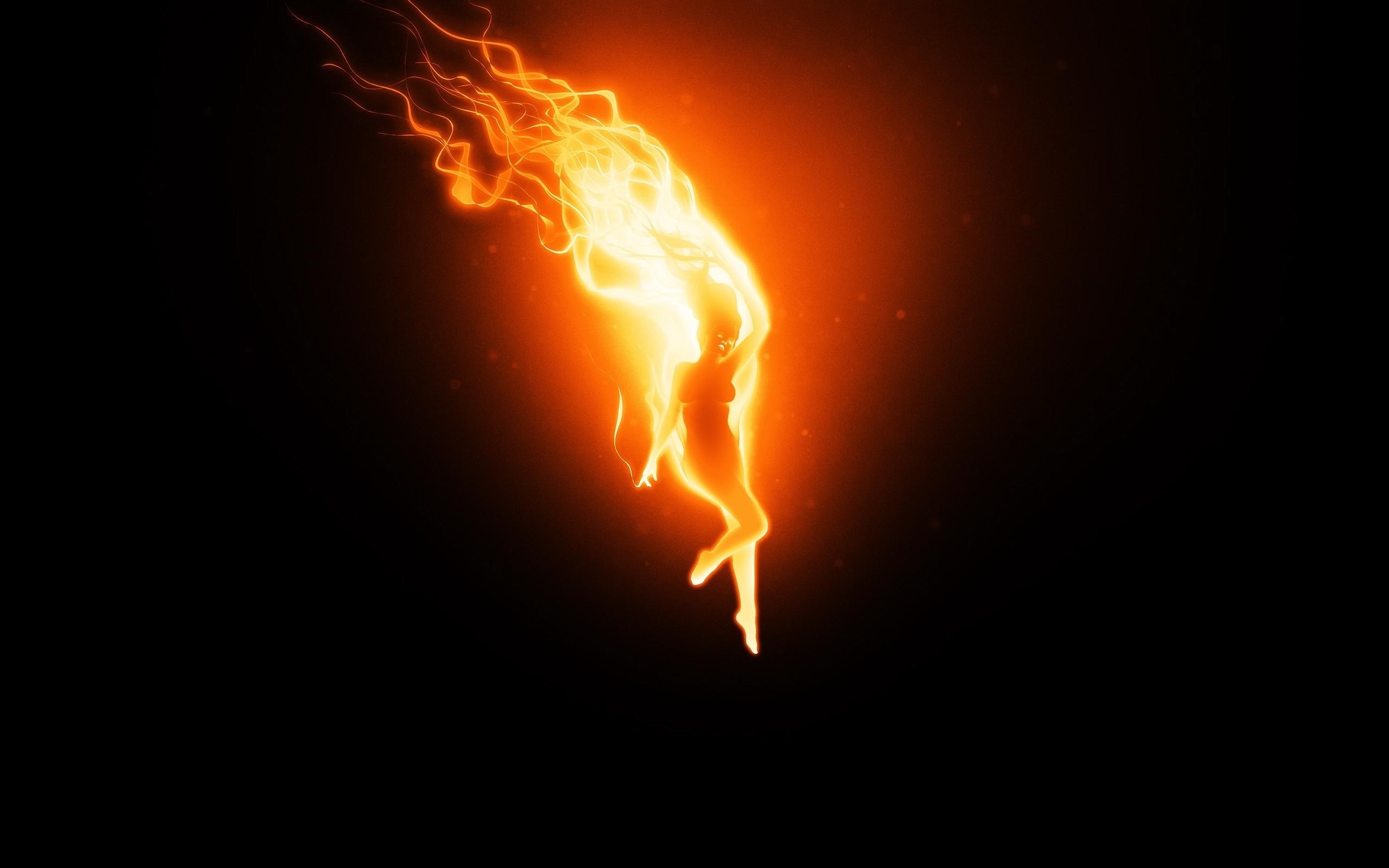 Abstract Fire Wallpaper - Magic Fire - HD Wallpaper 