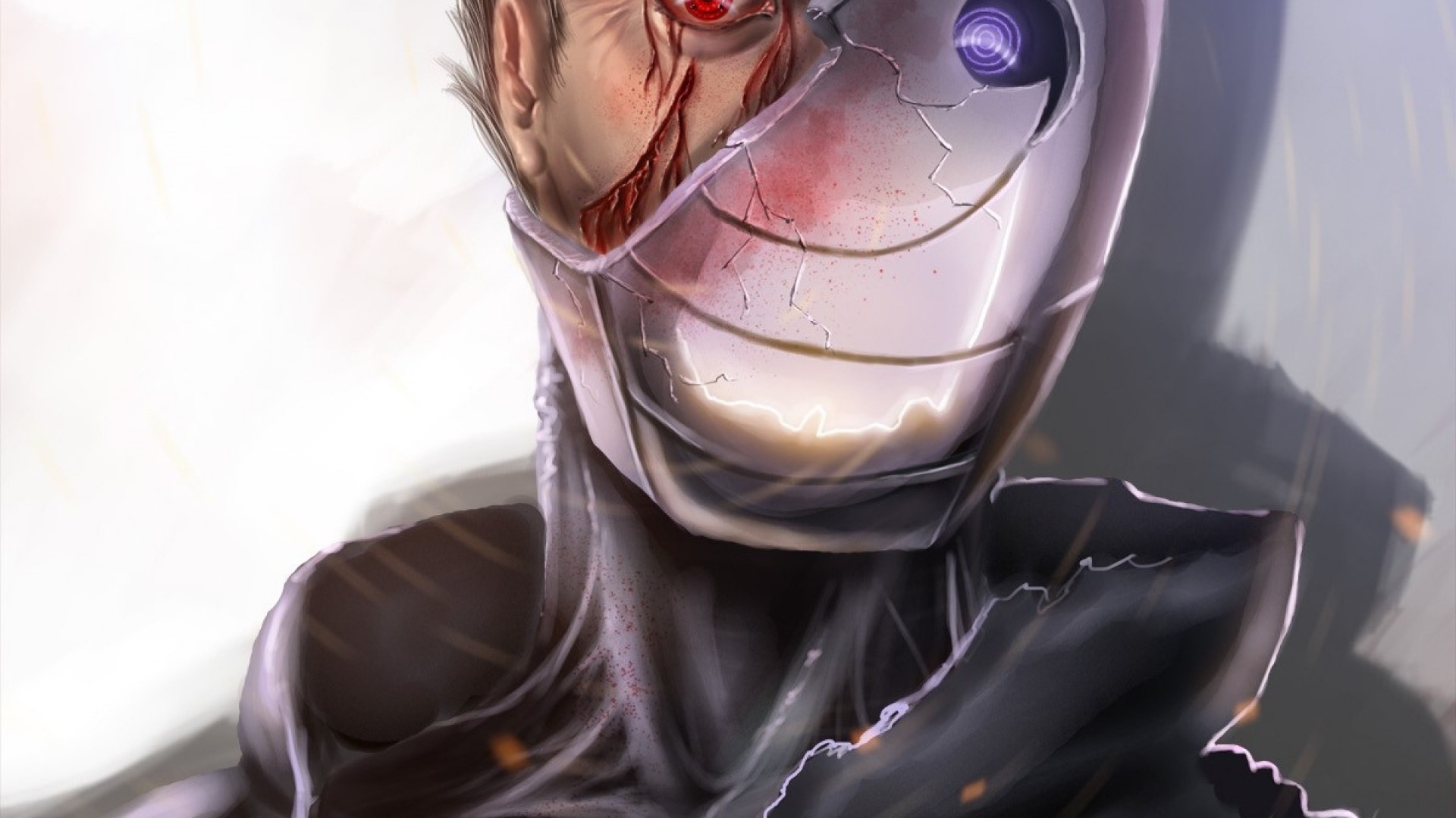 Blood Naruto Shippuden Akatsuki Sharingan Tobi Uchiha - Fondo De Pantalla Madara Uchiha - HD Wallpaper 