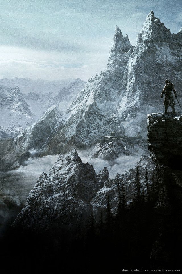 Skyrim Wallpaper Iphone - HD Wallpaper 