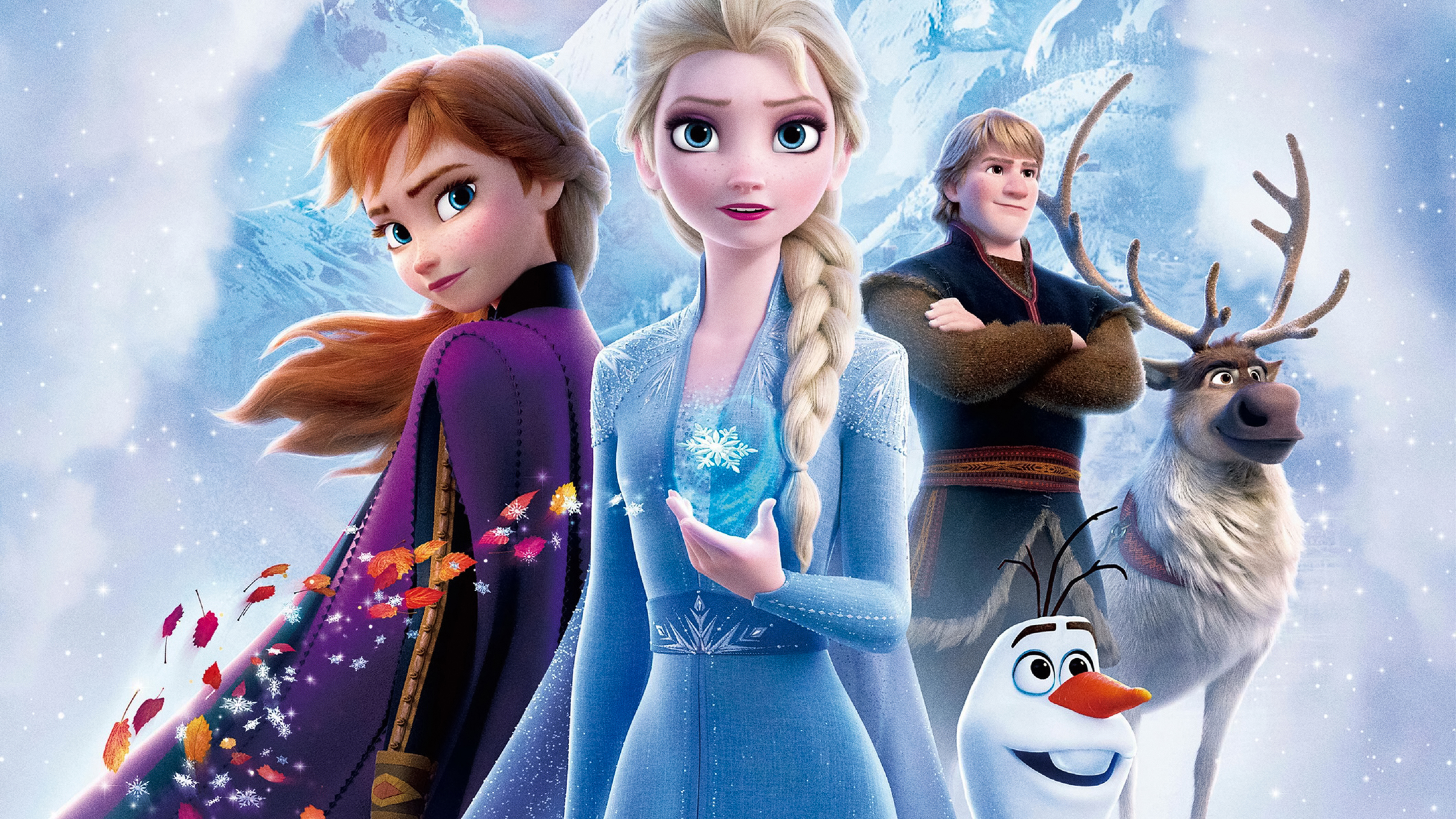 Elsa And Anna Frozen 2 - HD Wallpaper 