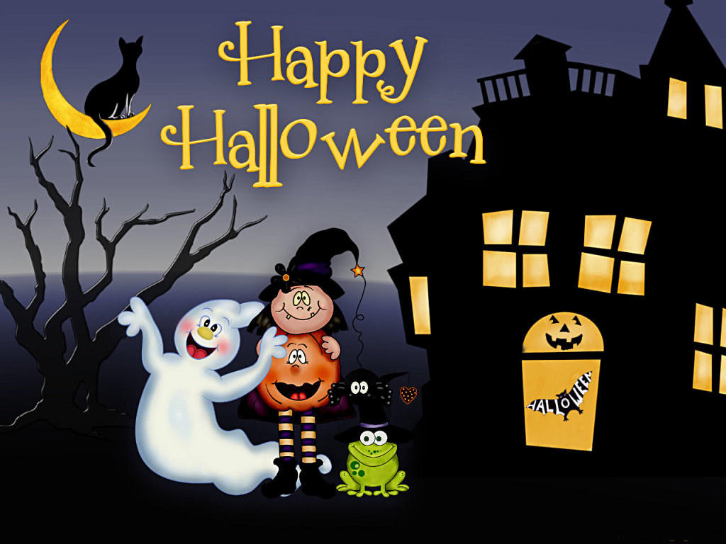 Animated Happy Halloween Images - Printable Template Calendar