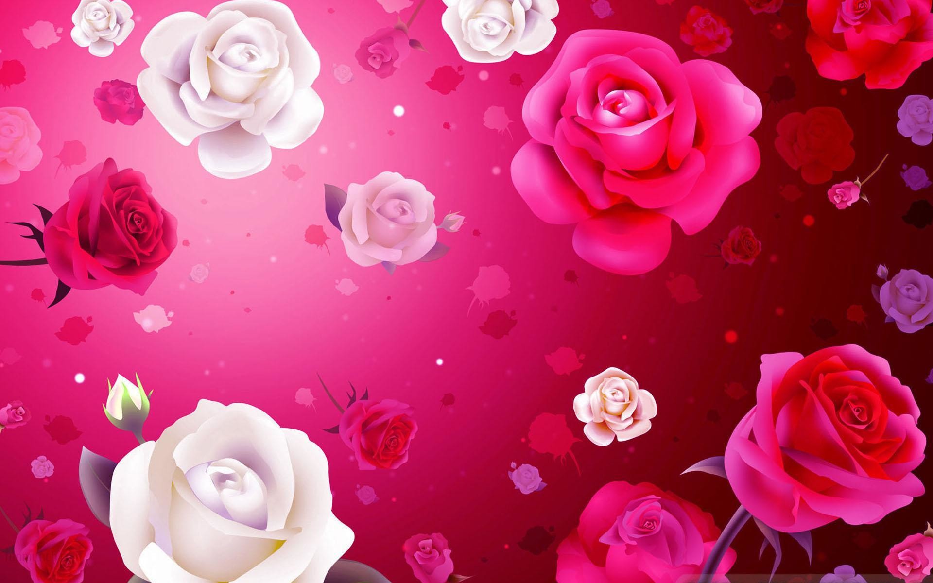 Free Valentine Wallpaper For Desktop Data Src Valentine - Pink Valentines  Day Backgrounds - 1920x1200 Wallpaper 