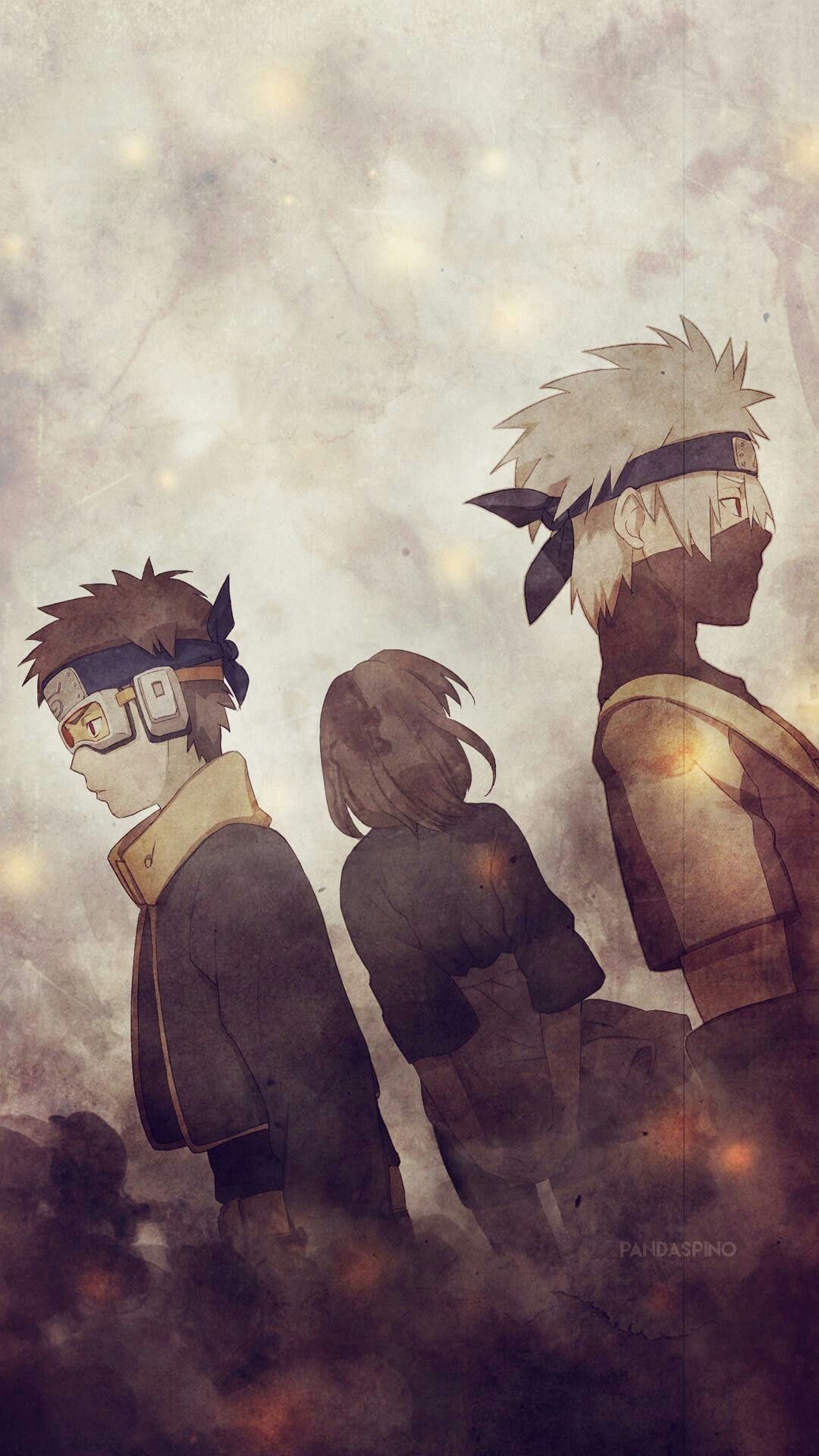 Obito And Kakashi Wallpaper Iphone - HD Wallpaper 