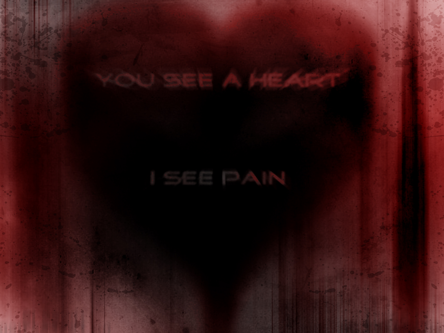 Pain Heart - HD Wallpaper 