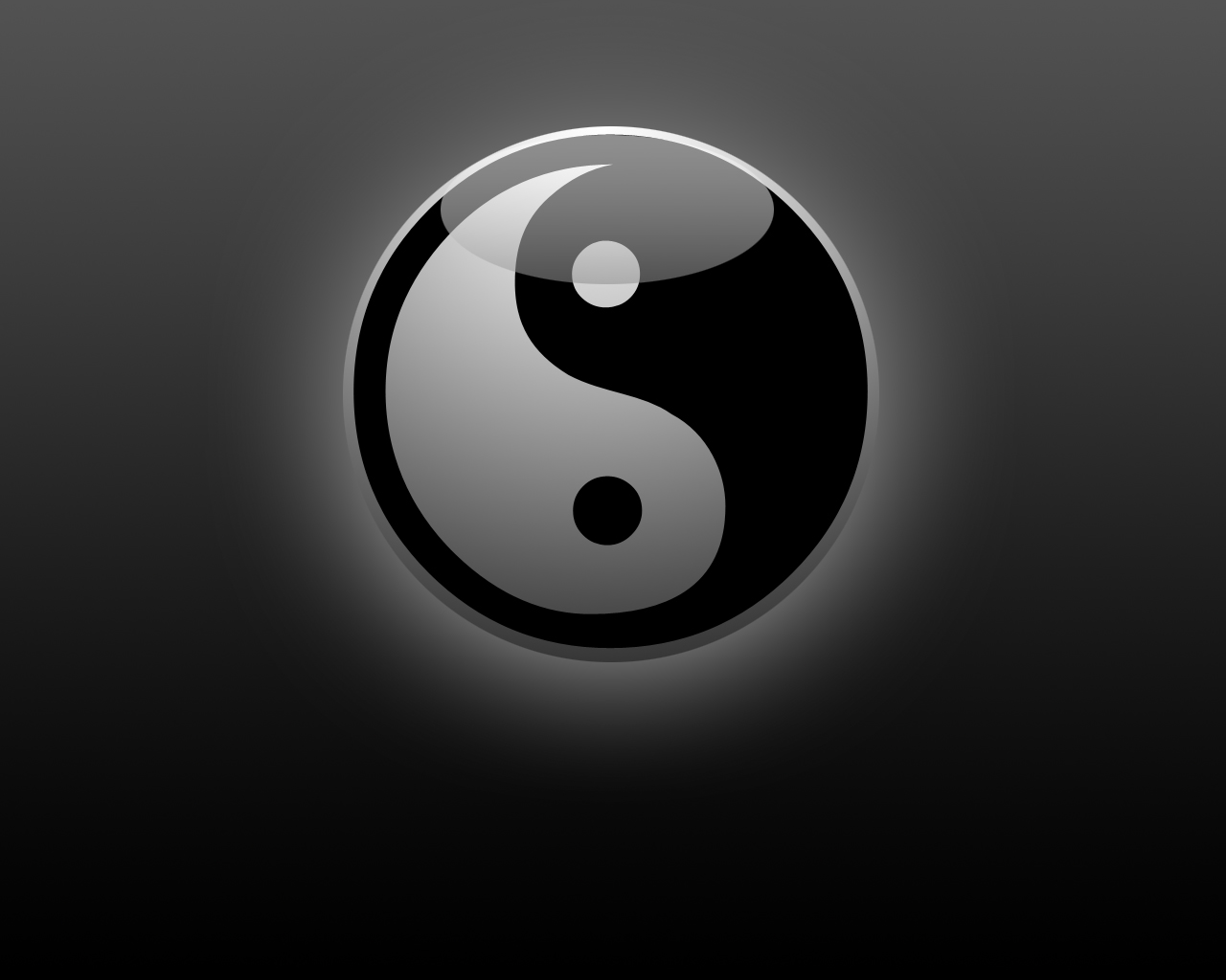 Ying Yang - HD Wallpaper 