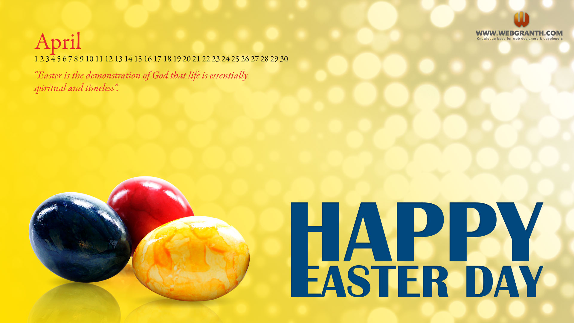 Easter Wallpapers, Happy Easter Wallpaper 2012 With - Quote About Happy Easter - HD Wallpaper 