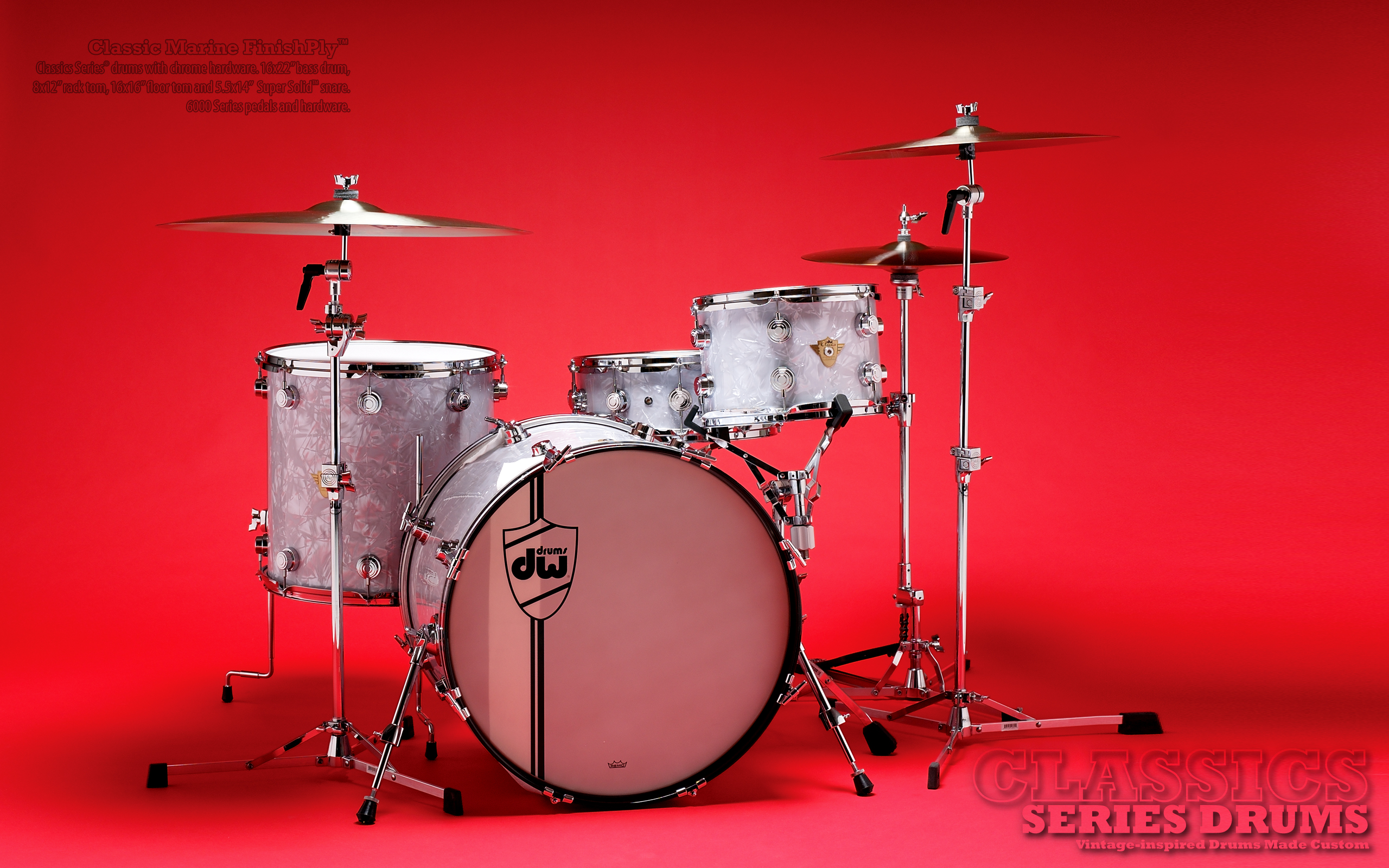 Classic Dw Drum Sets - HD Wallpaper 