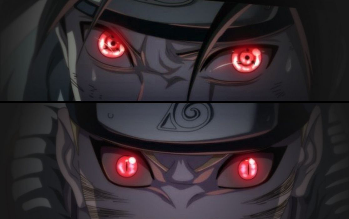 Sasuke Sharingan Wallpapers - Naruto Vs Sasuke Eyes - HD Wallpaper 