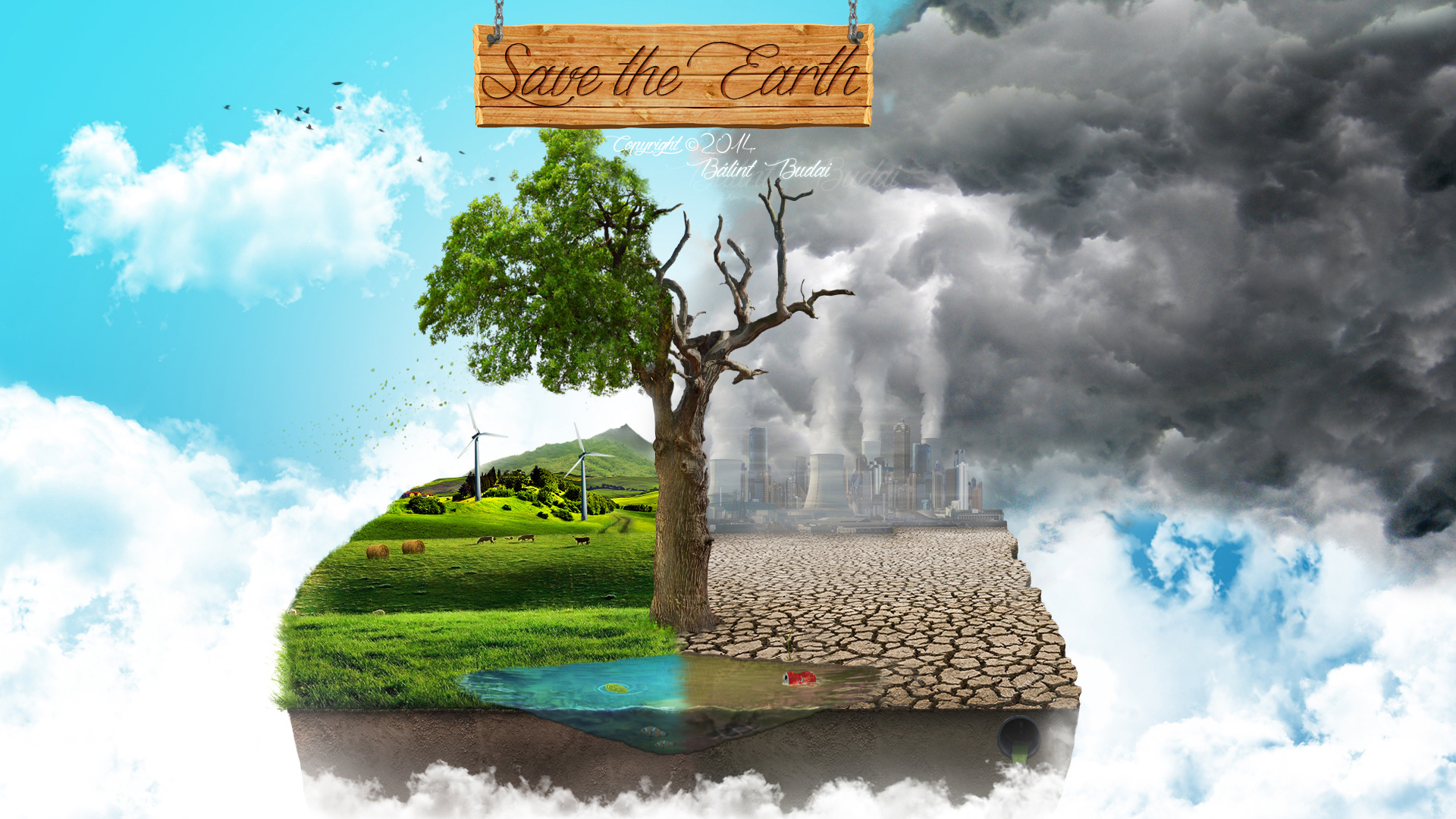 Save Environment From Pollution - HD Wallpaper 