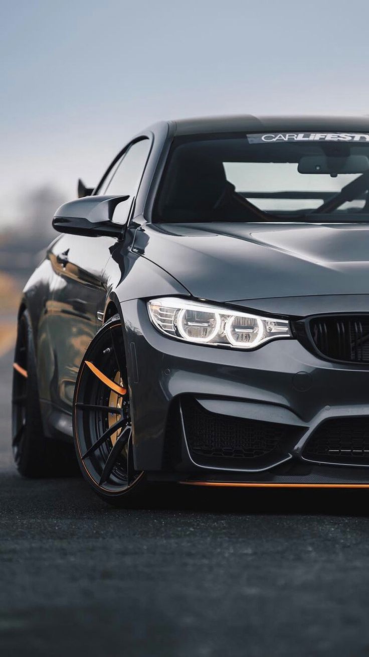 Bmw M4 Black And Orange - HD Wallpaper 