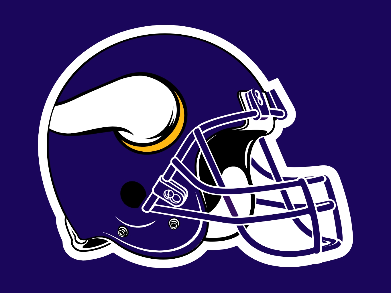 Minnesota Vikings Logo Clip Art - Philadelphia Eagles Helmet Logo Png - HD Wallpaper 