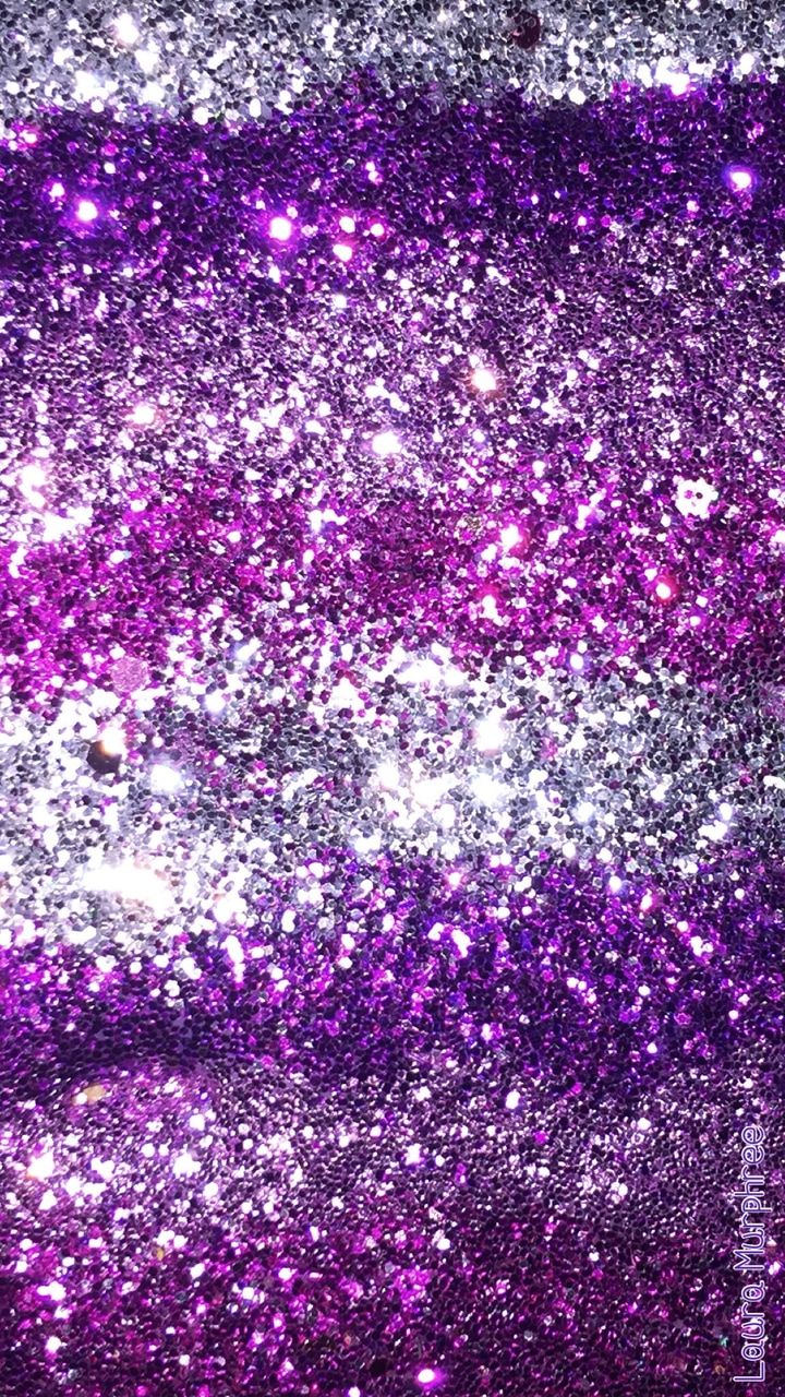 Purple And Silver Glitter - HD Wallpaper 