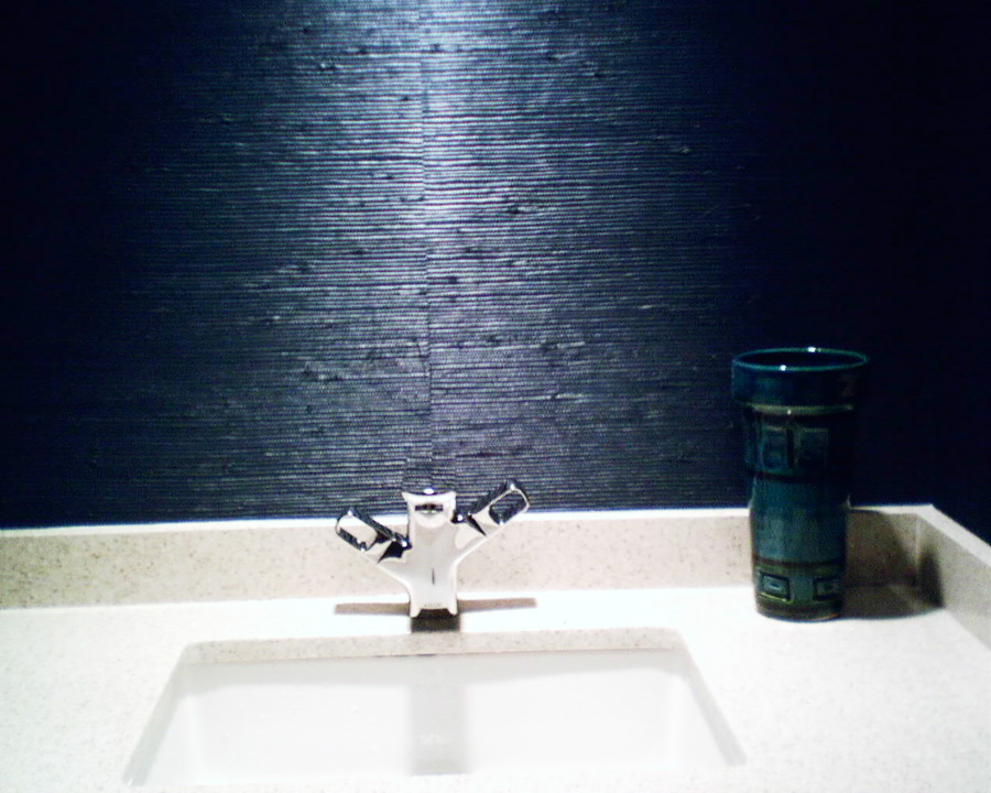 Powder Room Navy Grasscloth 900x720 Wallpaper teahub.io