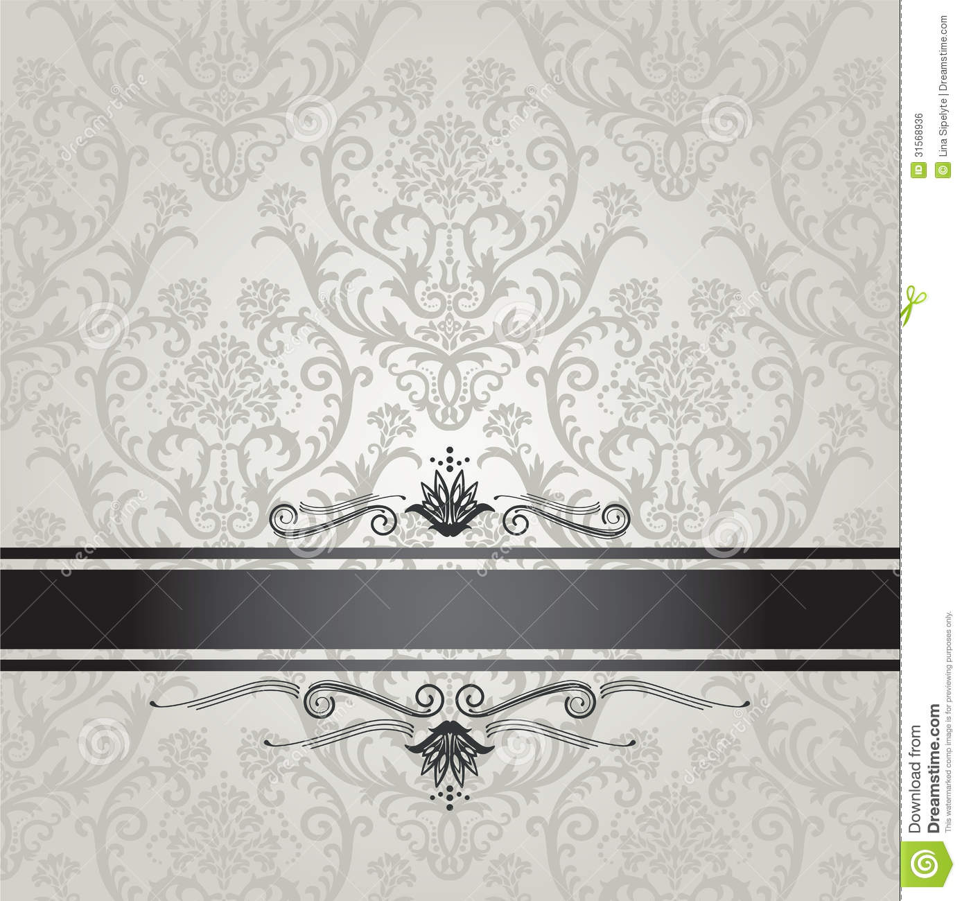 Luxury Silver Floral Wallpaper Pattern With Black - Wallpaper - HD Wallpaper 