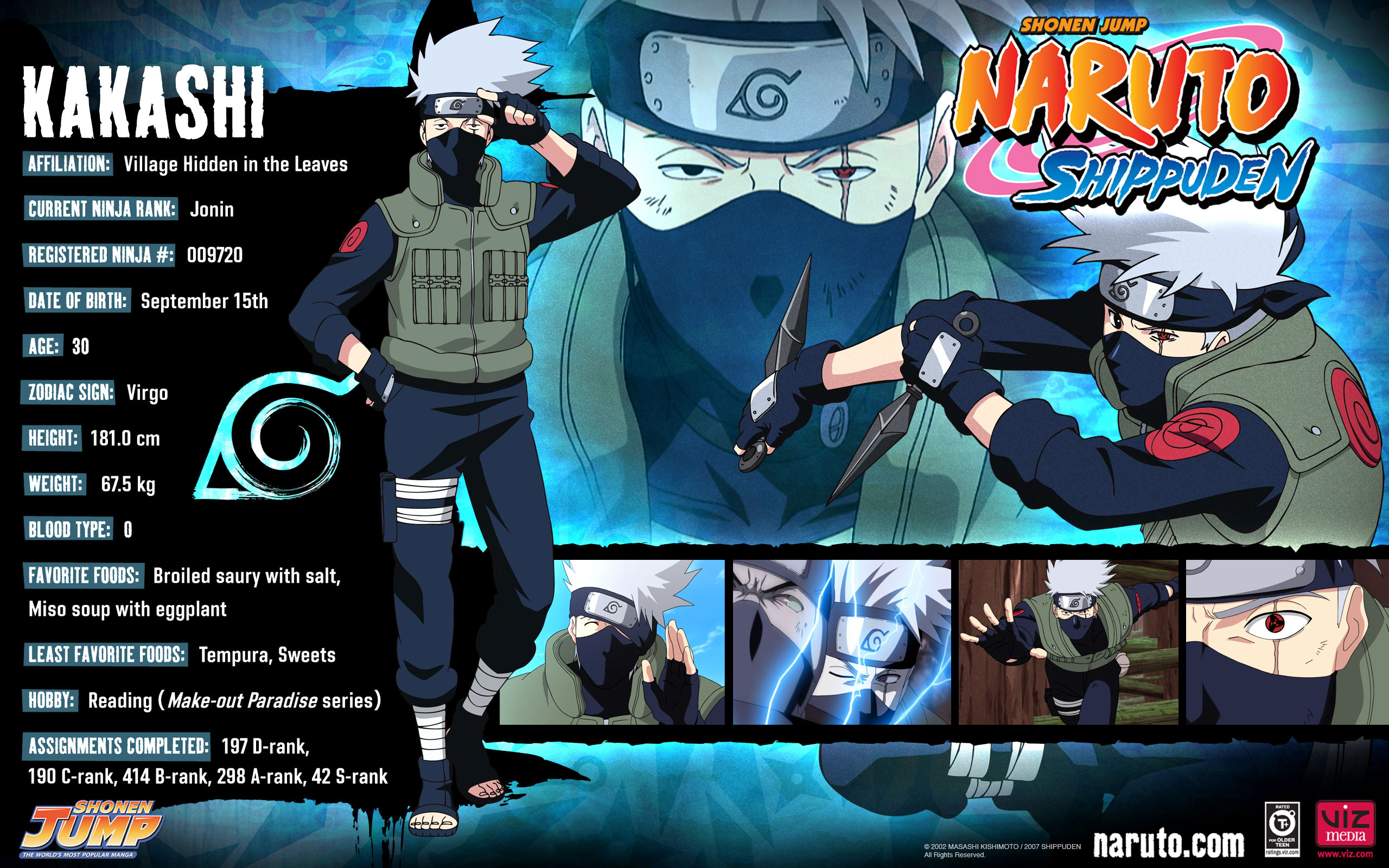 Kakashi Profile - HD Wallpaper 