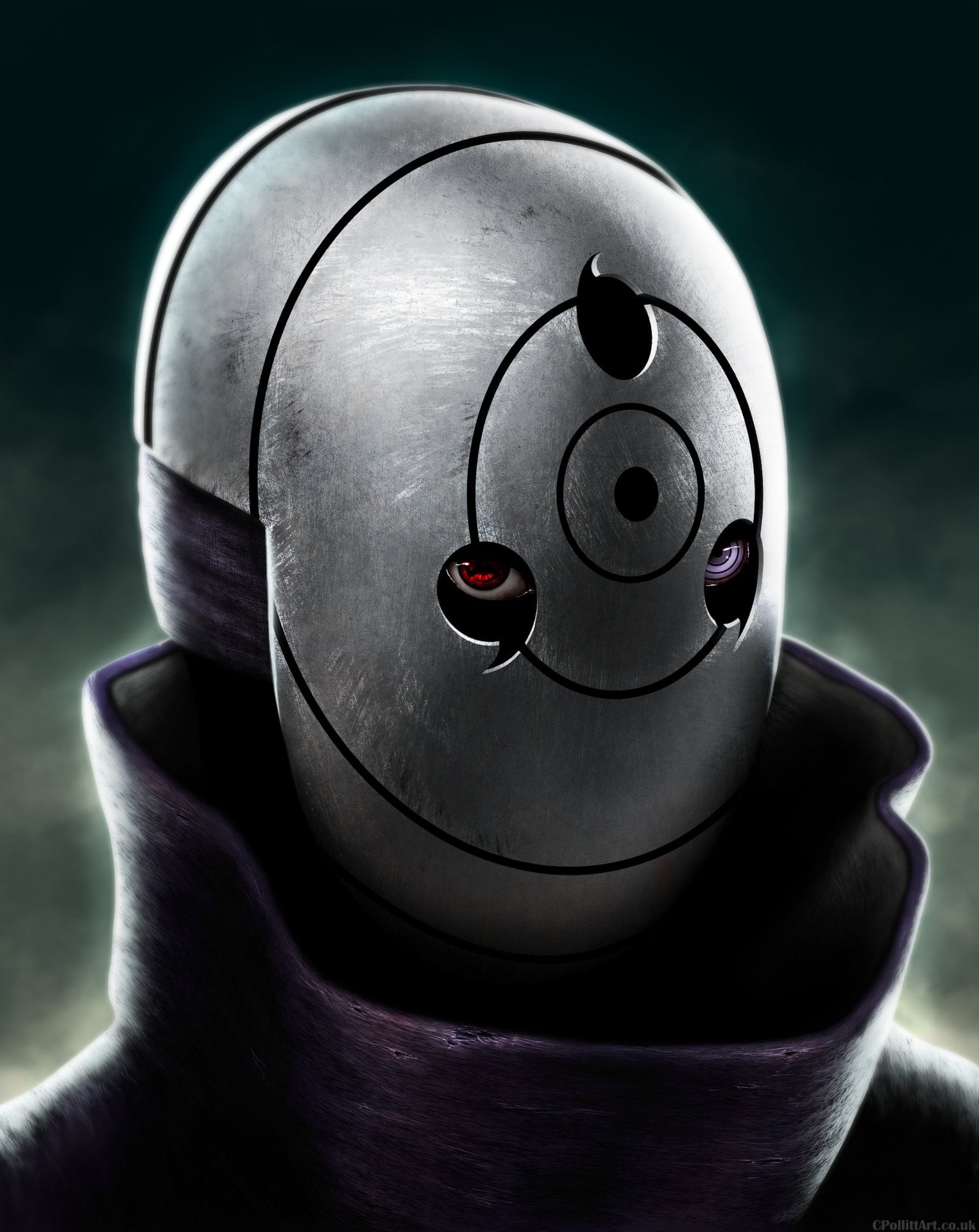 Obito Uchiha White Mask - HD Wallpaper 