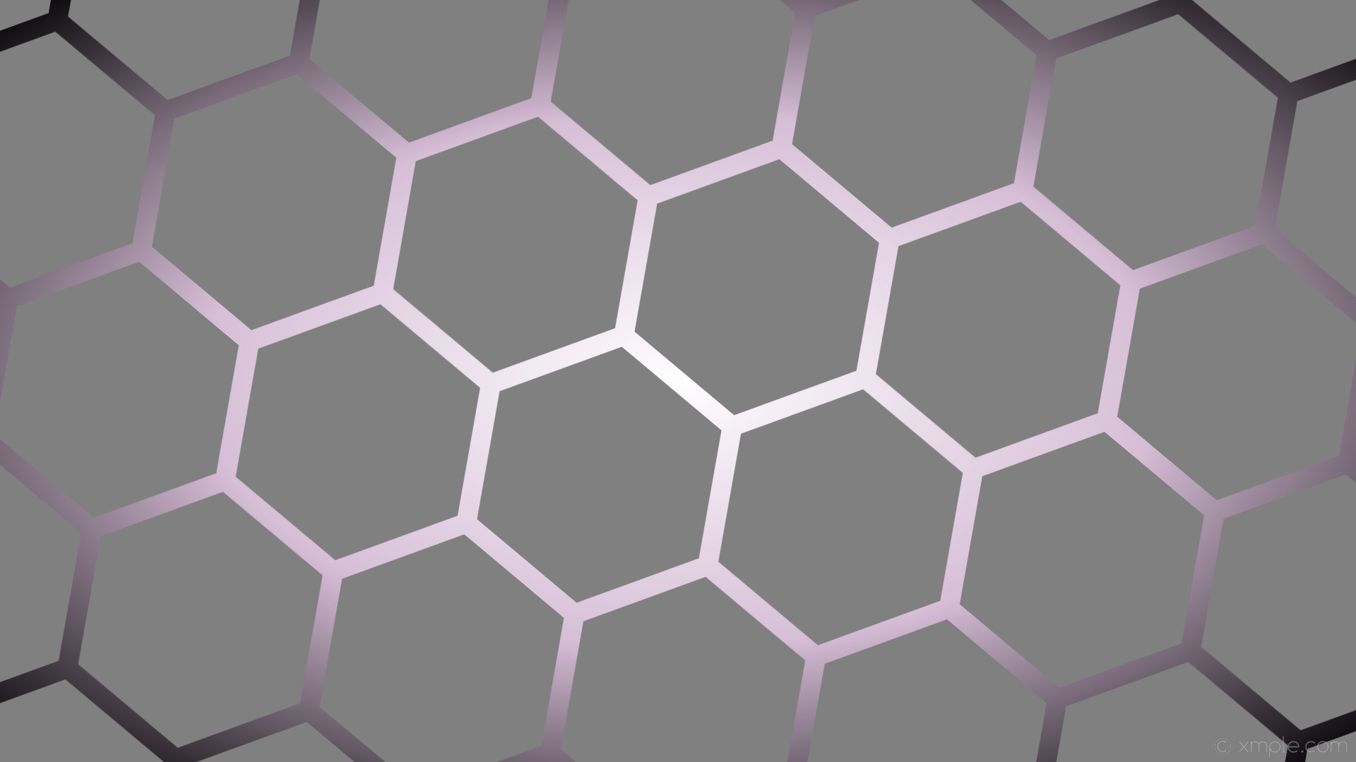 Wallpaper Grey Black Gradient Purple Hexagon White - White - HD Wallpaper 