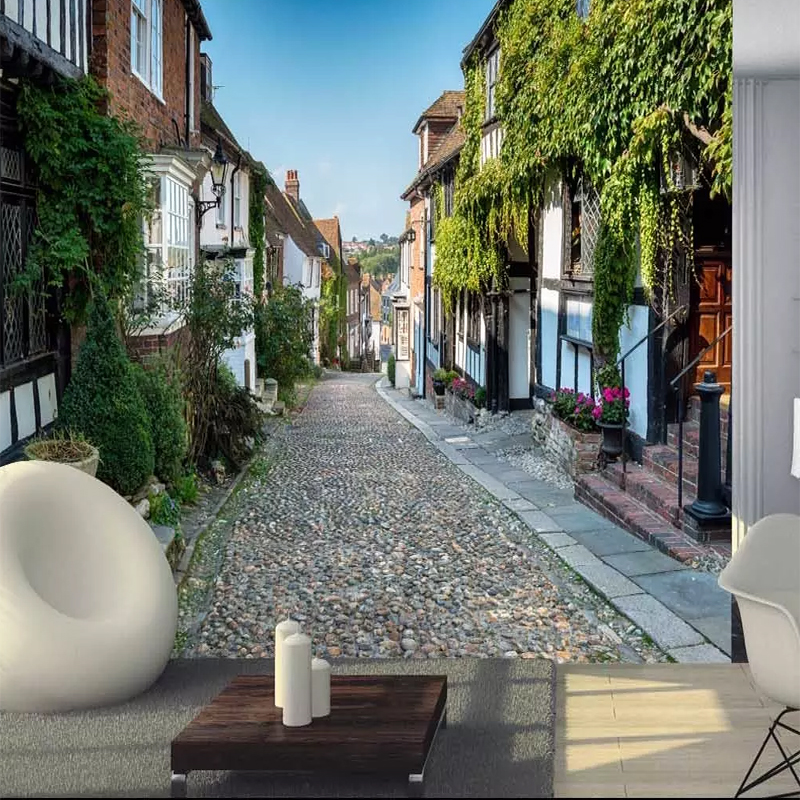 Papel Pintado 3d Calle - HD Wallpaper 