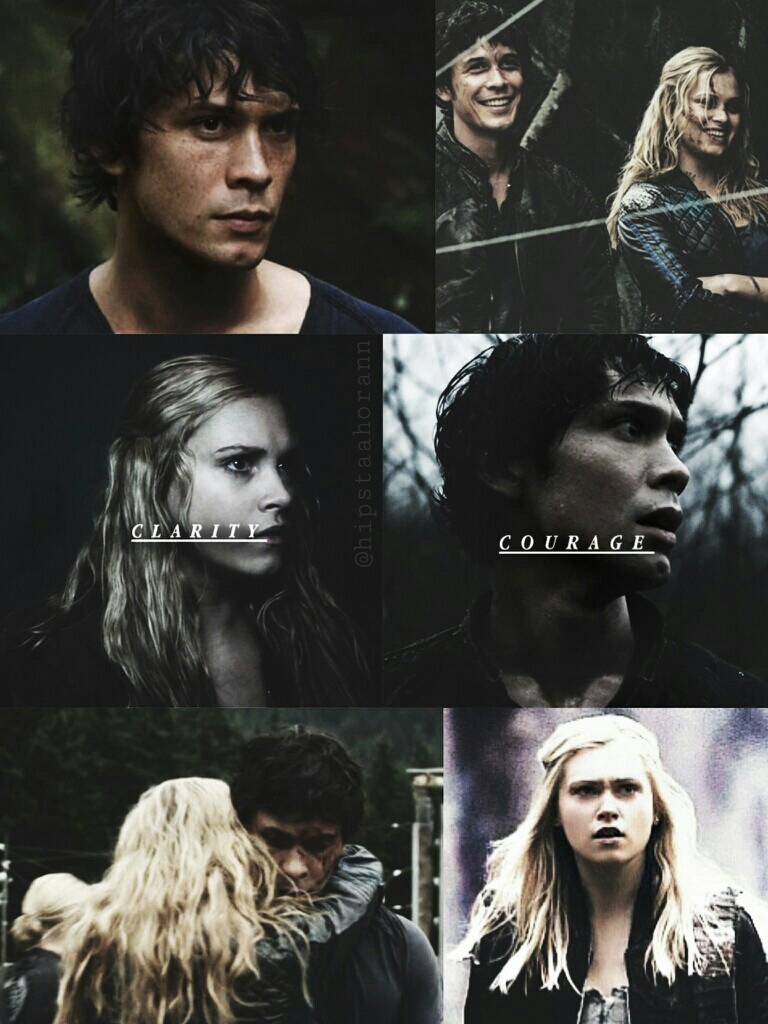 Bellamy, Wallpapers, And Clarke Image - Bellamy And Clarke Lockscreen - HD Wallpaper 