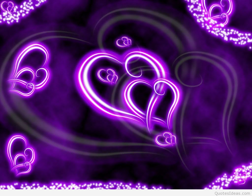 Anime Sad Love - Purple Colour Background Love - HD Wallpaper 