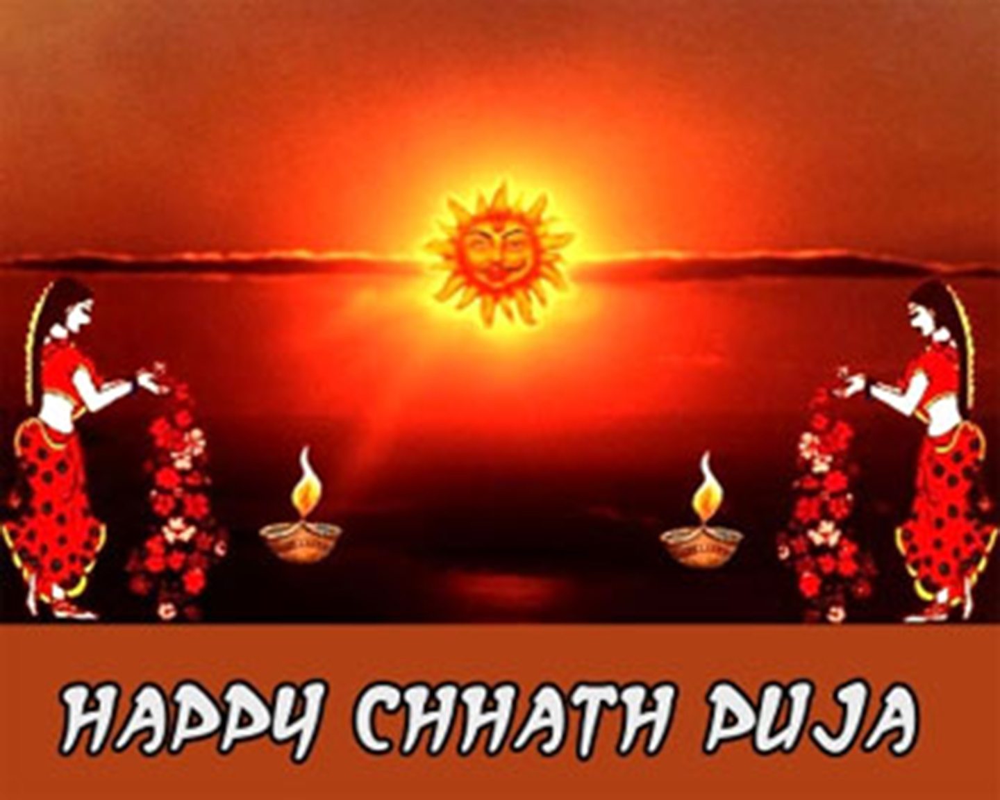 Happy Chhath Puja 2017 - HD Wallpaper 
