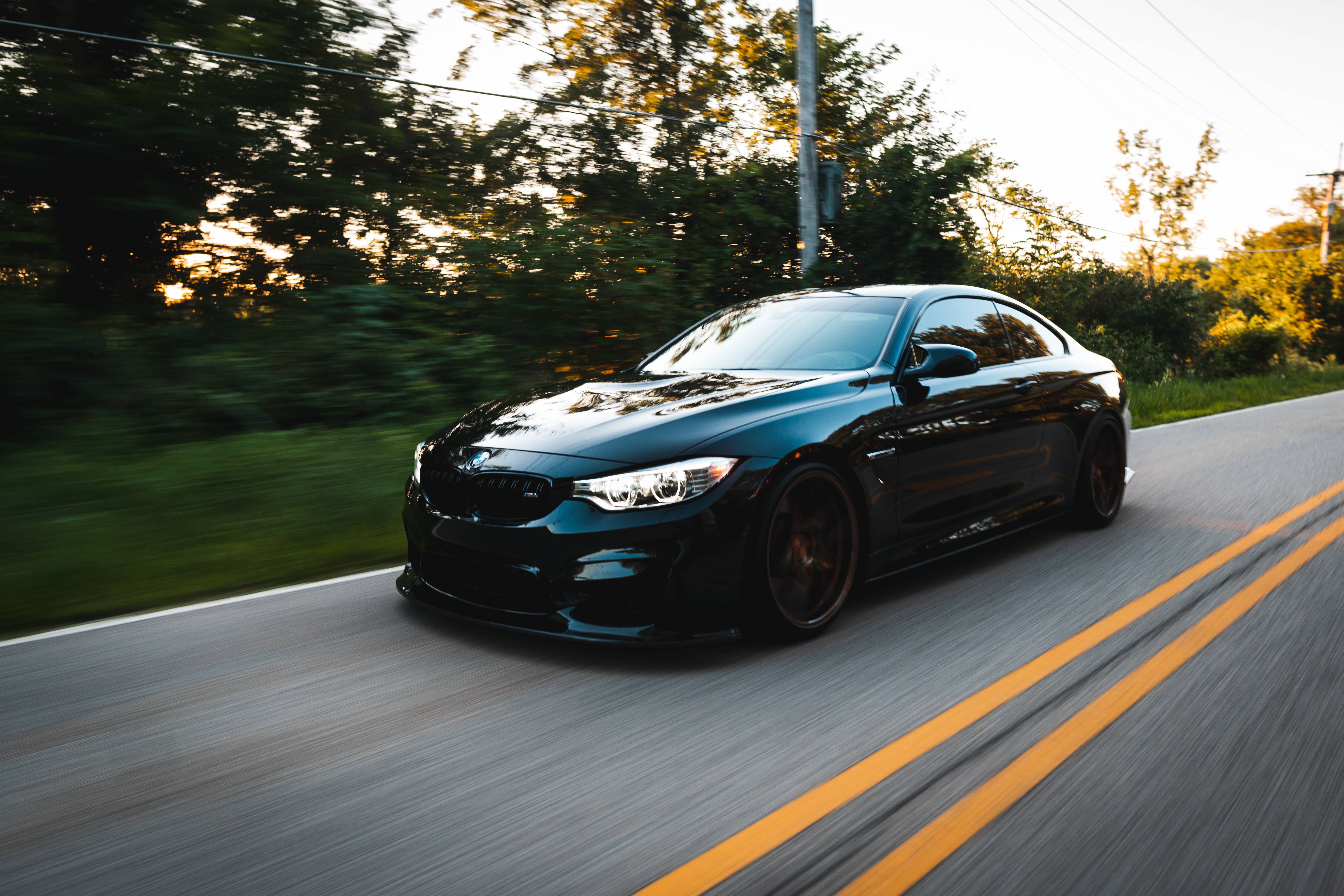 Bmw M4 Black 4k