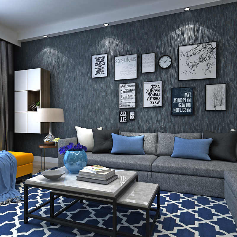 Modern Grey Living Room Decor - HD Wallpaper 