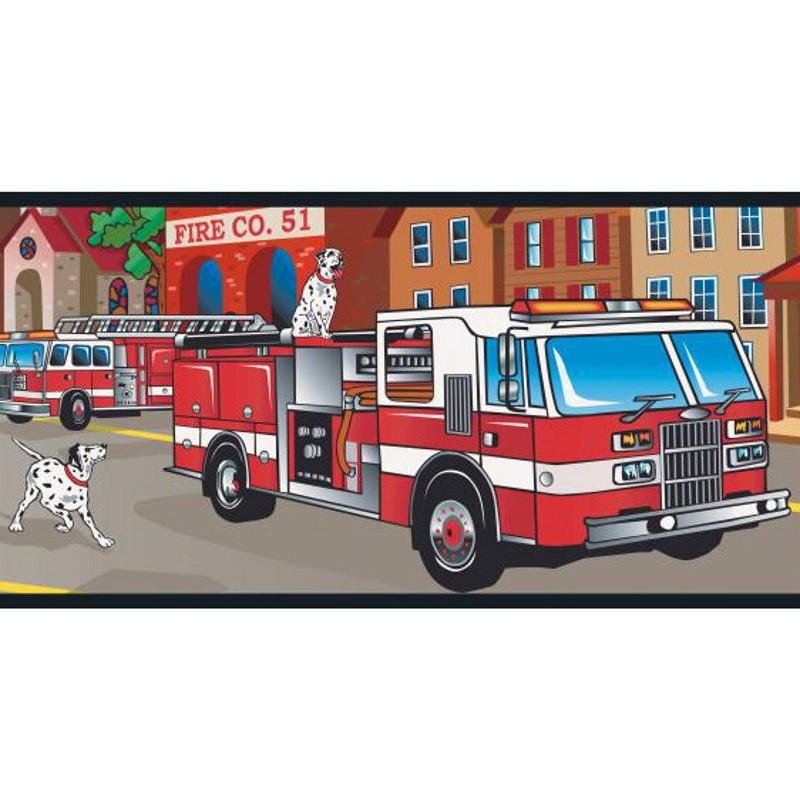 Fire Truck Border 800x800 Wallpaper, Fire Truck Desktop Wallpaper